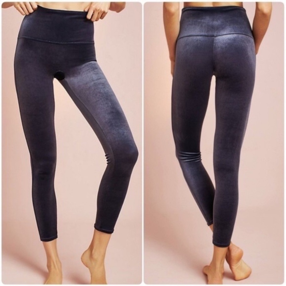 Spanx Blue Velvet Legging XS high waisted
